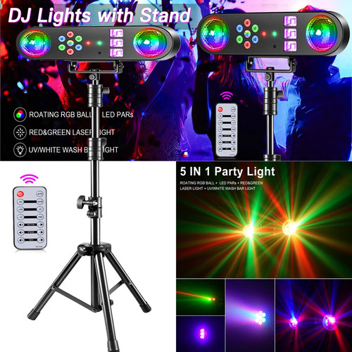Partylicht set mit stativ - partylicht,