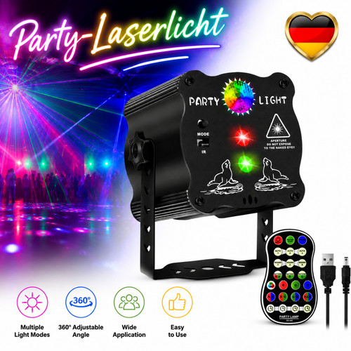 Party disco laserlicht - dj,