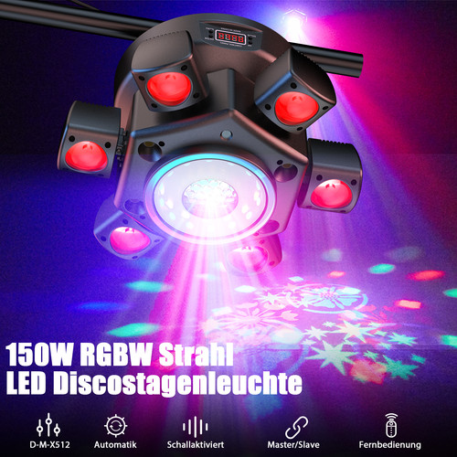 150w moving head lichtarme - 150w, 6