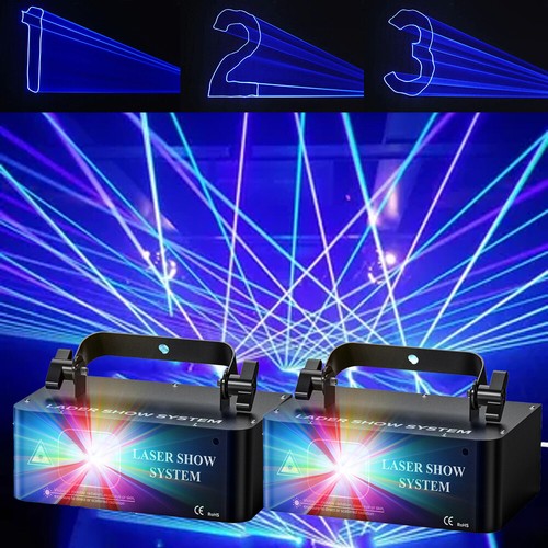 2stk rgb laser projektor - 2stk,